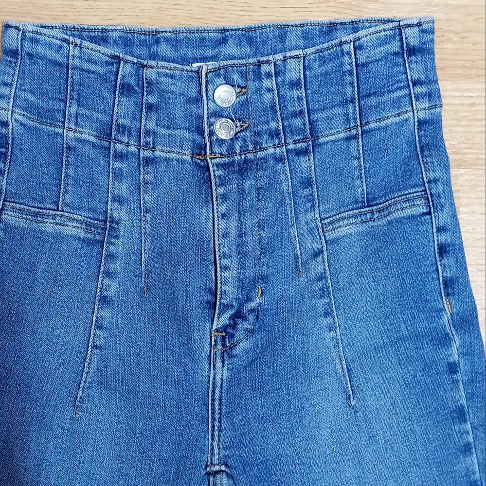 We The Free Jayde High-Waisted Flare Jeans. HEMMED. Size 25. - Picture 9 of 13